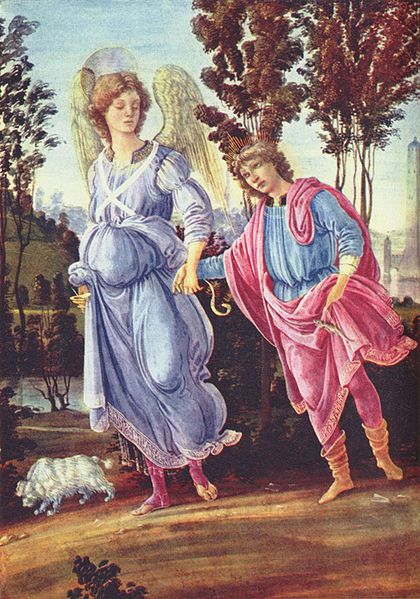 Tobias und der Erzengel Raphael (von Filippino Lippi)